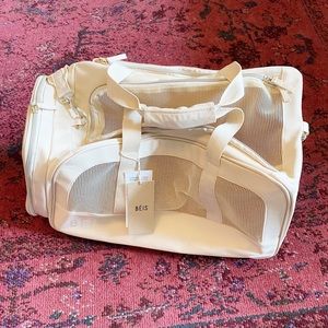 Beis The Regulation Pet Carry On Travel Carrier in Beige